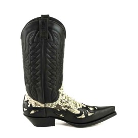 Mayura 1935 Black / White Genuine Snakeskin