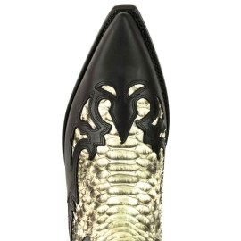 Mayura 1935 Black / White Genuine Snakeskin