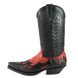 Mayura 1935 Black / Red Genuine Snakeskin