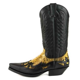 Mayura 1935 Black / Camel Genuine Snakeskin
