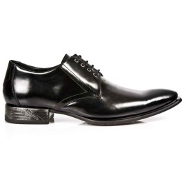 New Rock - M.2243-C11 - Black Elegant Shoes