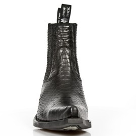 New Rock - M.7953-S4 - Faux Snakeskin - Ankle - Boots