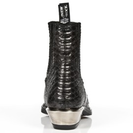 New Rock - M.7953-S4 - Faux Snakeskin - Ankle - Boots