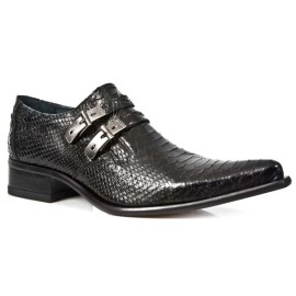 New Rock - M.2246-S21 Faux Snakeskin Shoes
