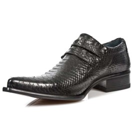 New Rock - M.2246-S21 Faux Snakeskin Shoes