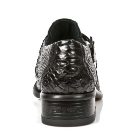 New Rock - M.2246-S21 Faux Snakeskin Shoes