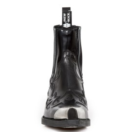 New Rock - M.7950-C11 - Flame Ankle Cowboy Boots