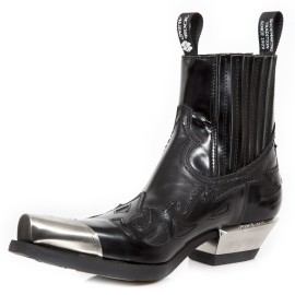 New Rock - M.7950-C11 - Flame Ankle Cowboy Boots