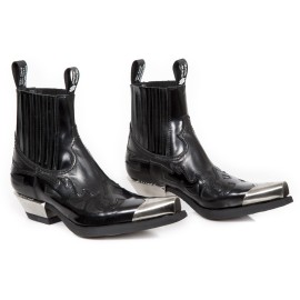 New Rock - M.7950-C11 - Flame Ankle Cowboy Boots