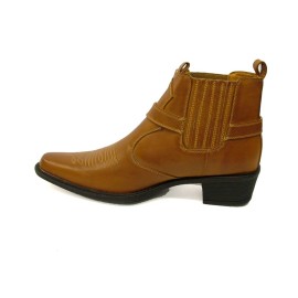 U.S.Brass - Eastwood Men's Ankle Cowboy Boot Brown